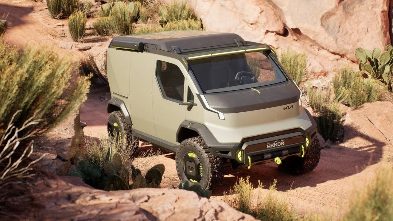 La Kia PV5 WKNDR: Una pasada de camper para escaparte