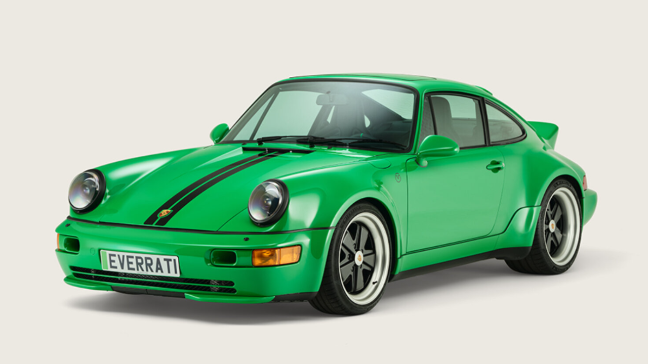 Porsche 964 Eléctrico: Velocidad Silenciosa, Verde Impactante, Potencia Eléctrica Pura