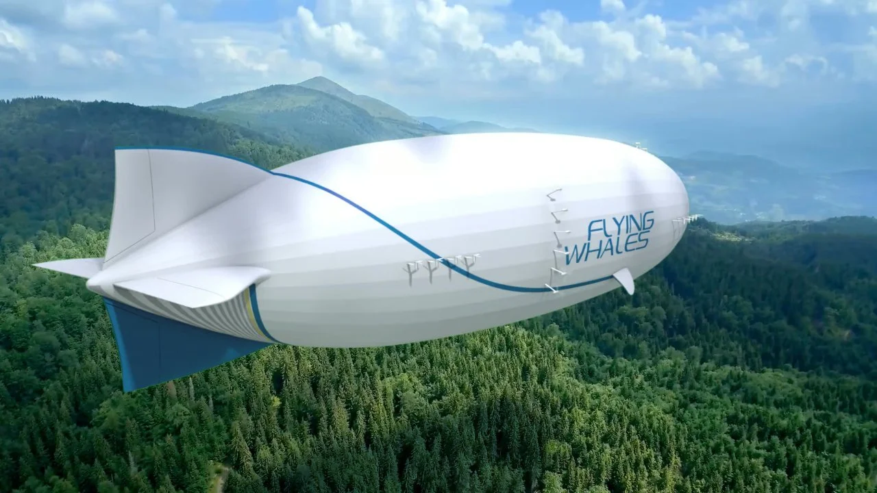 Una Ballena de Diversión: Ingeniosos Motores Eléctricos Impulsan un Dirigible Gigante hacia los Cielos