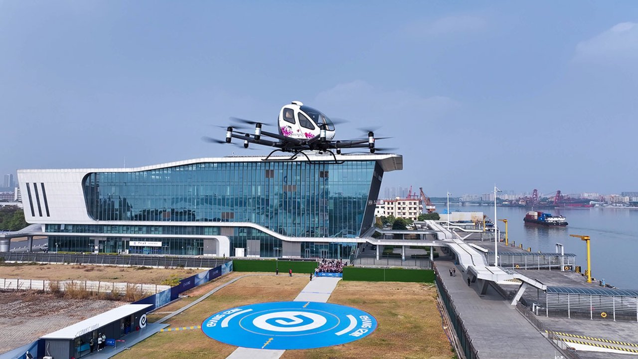 La Revolución China de los Taxis Eléctricos Voladores Ha Comenzado