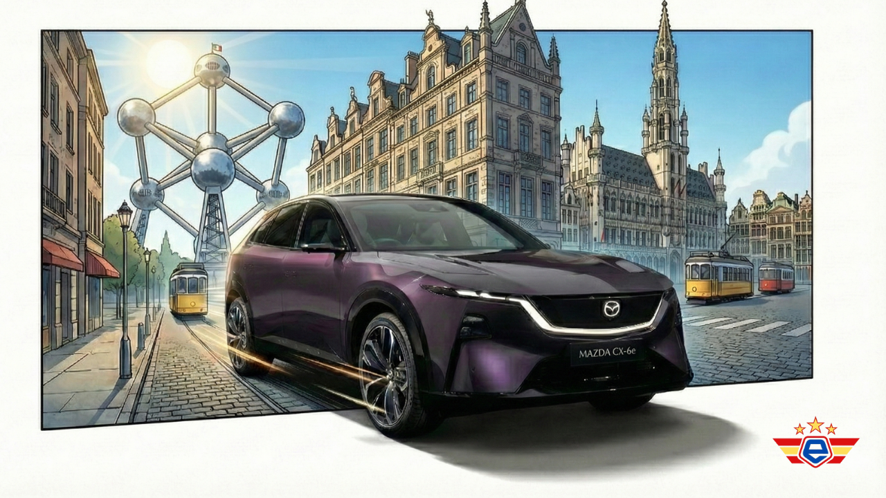 Mazda CX-6e: Hermoso, pero lento como una semana de lluvia