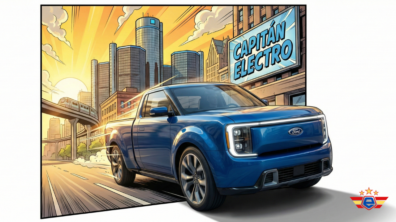 La pequeña pick-up eléctrica de Ford ahorra dólares milímetro a milímetro