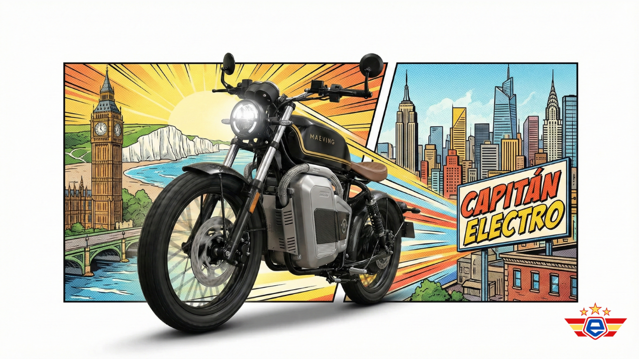 ¡Ya vienen los británicos! Y trajeron una motocicleta eléctrica muy educada…